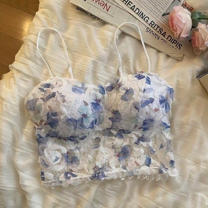 Femmeease - Luxe Lace Bras ~ Blue