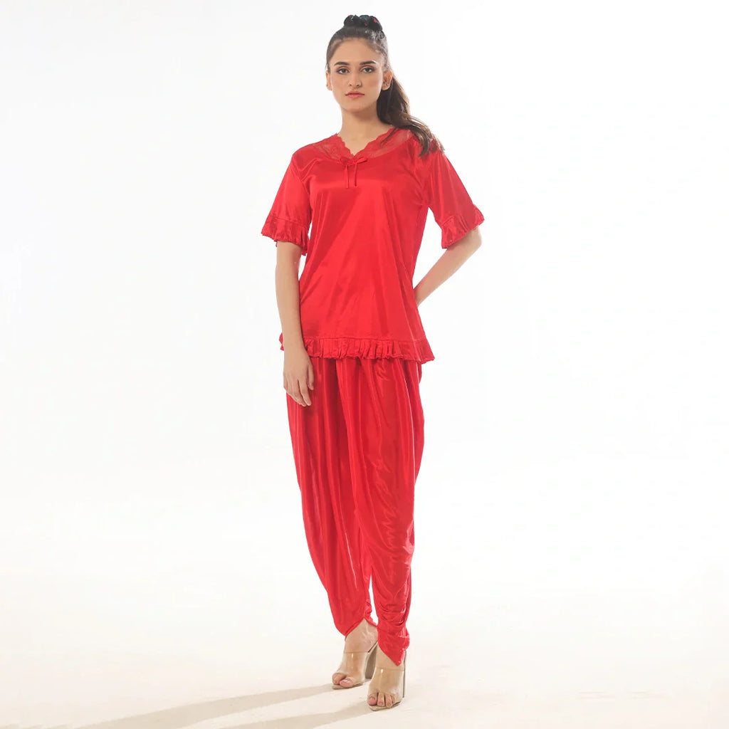 Patiala Silk Pajama Suit