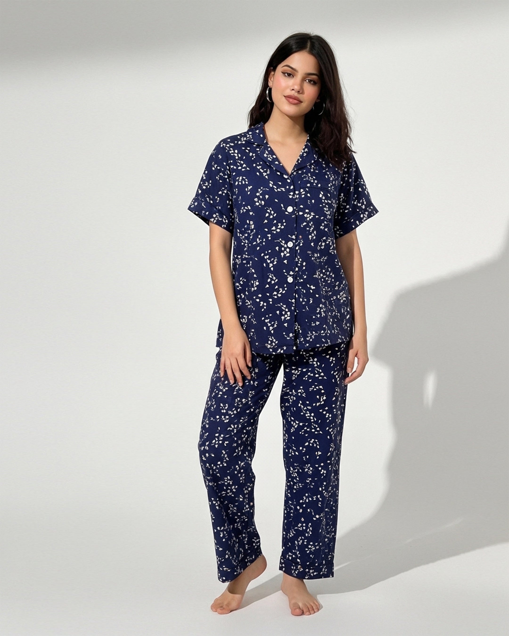 Linen Pajama Suit - Florenze