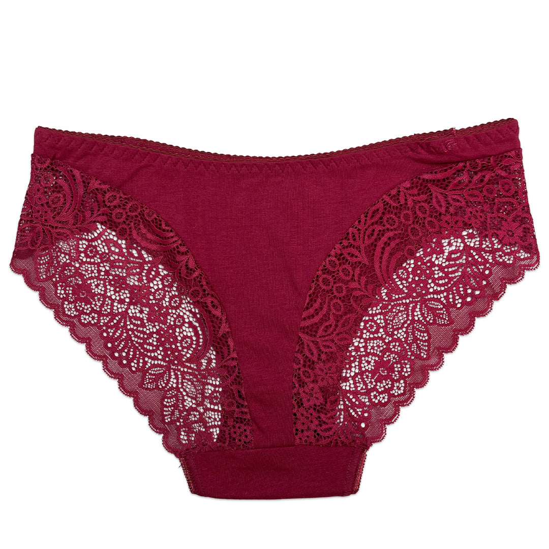 Pack of 3 Briefs Panties - Lace Charm