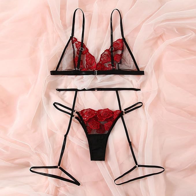 Femmeease Elegant Garter Set 16119 - Free Size