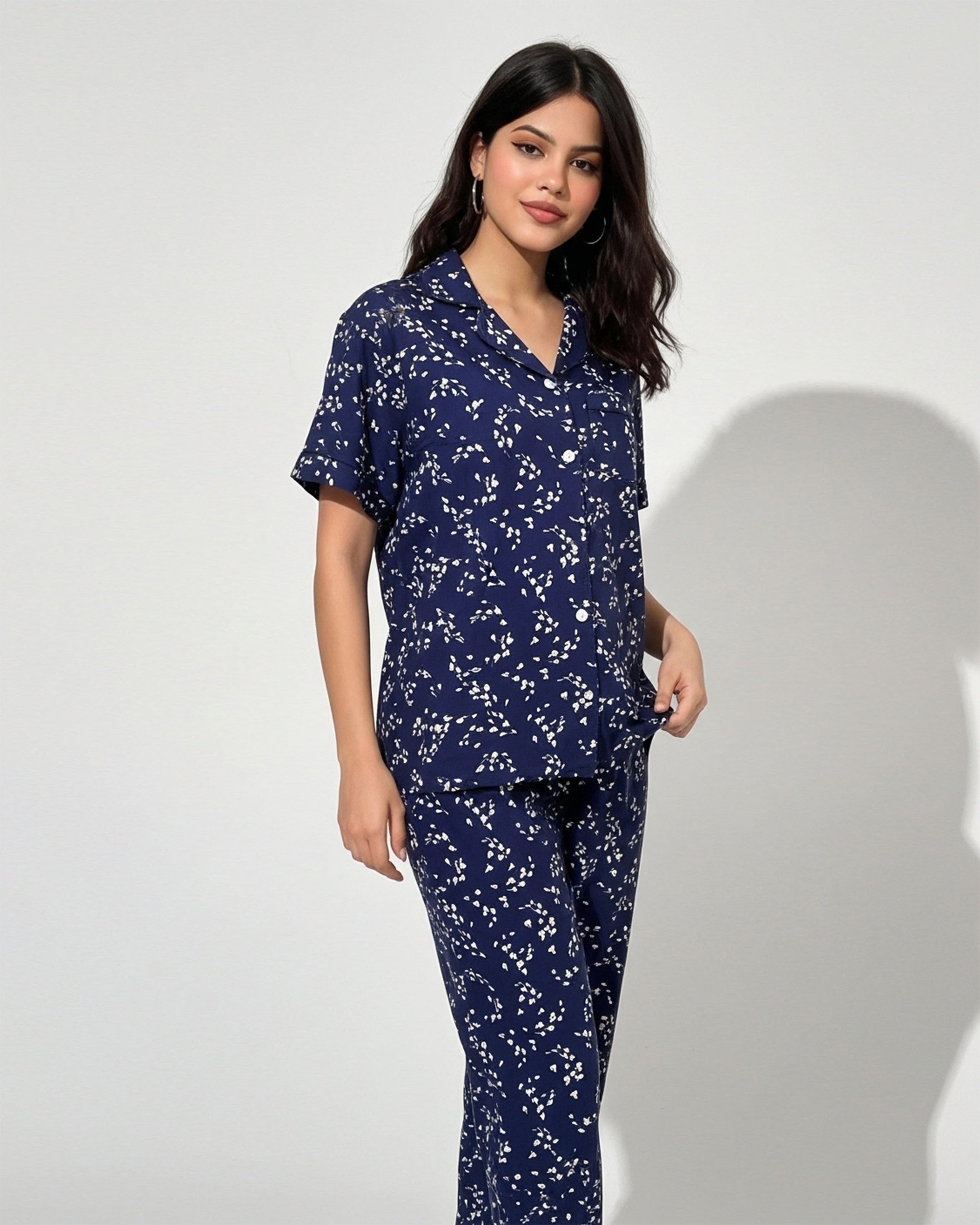 Linen Pajama Suit - Florenze