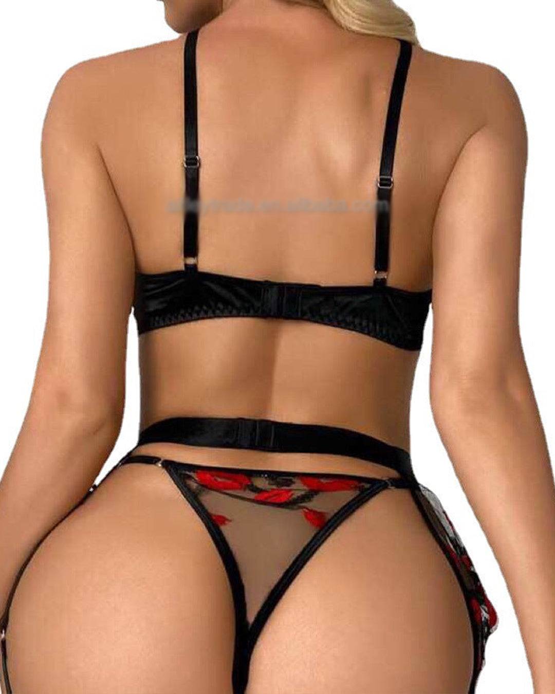 Garter Set - Rouge Kiss