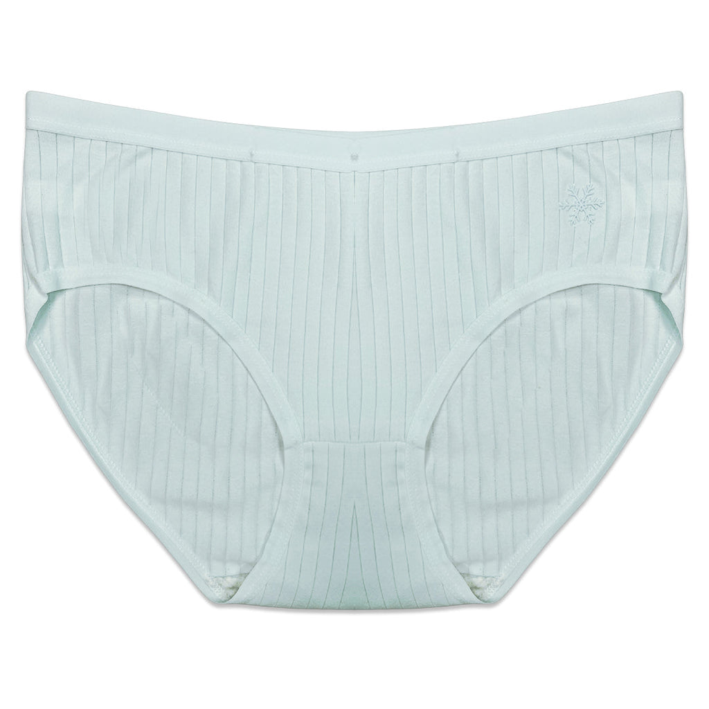 Pack of 3 Briefs Panties - Ribbed Cotton