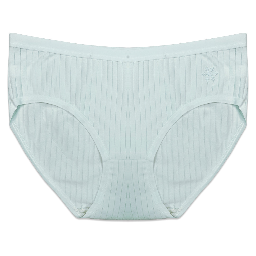 Pack of 3 Briefs Panties - Ribbed Cotton