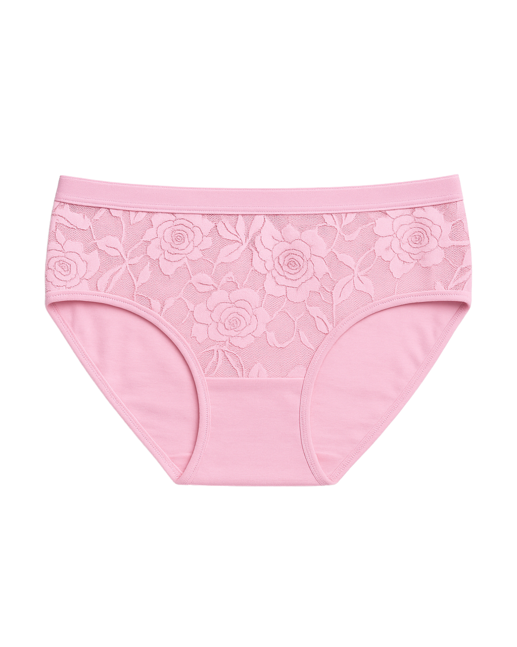 Lace Net Brief Panty - Florenza - Pink
