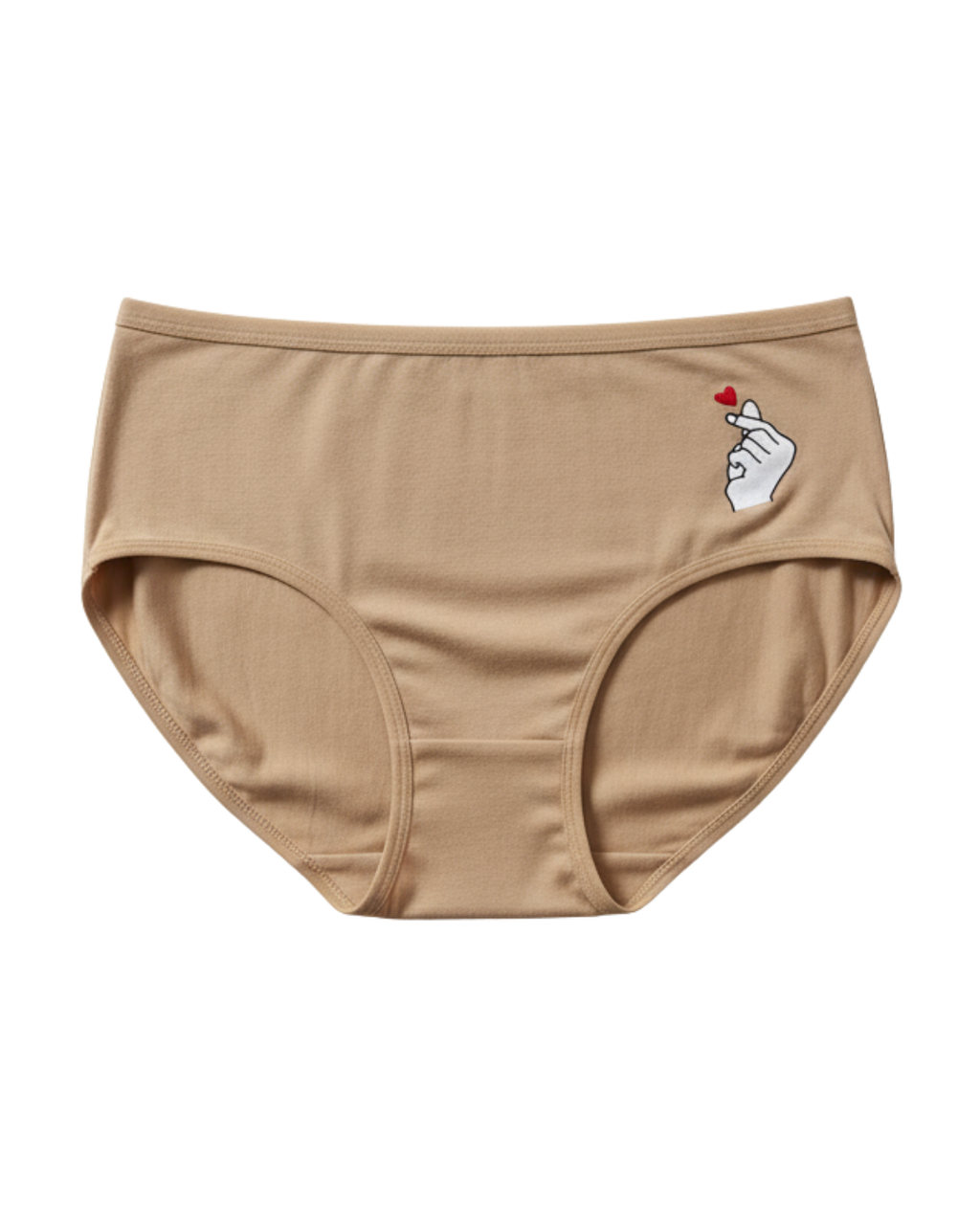 Graphic Cotton Brief Panty – Amoria - Skin