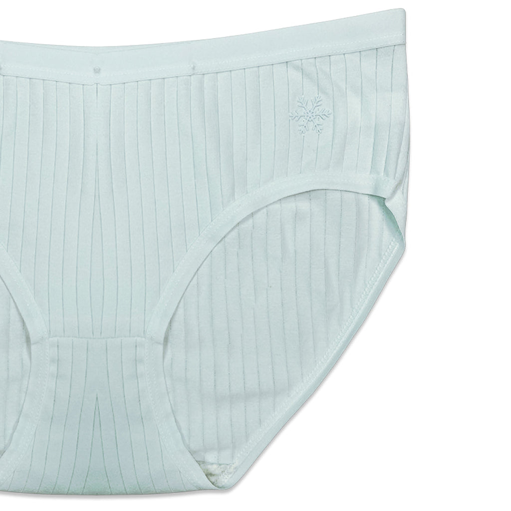 Pack of 3 Briefs Panties - Ribbed Cotton