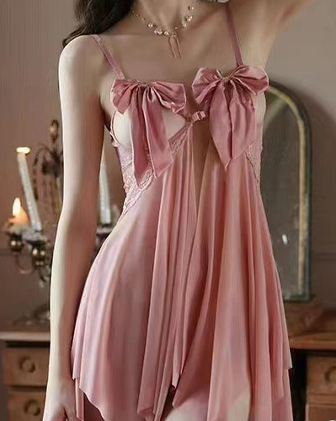 Yarn French Open Bra Sleepwear