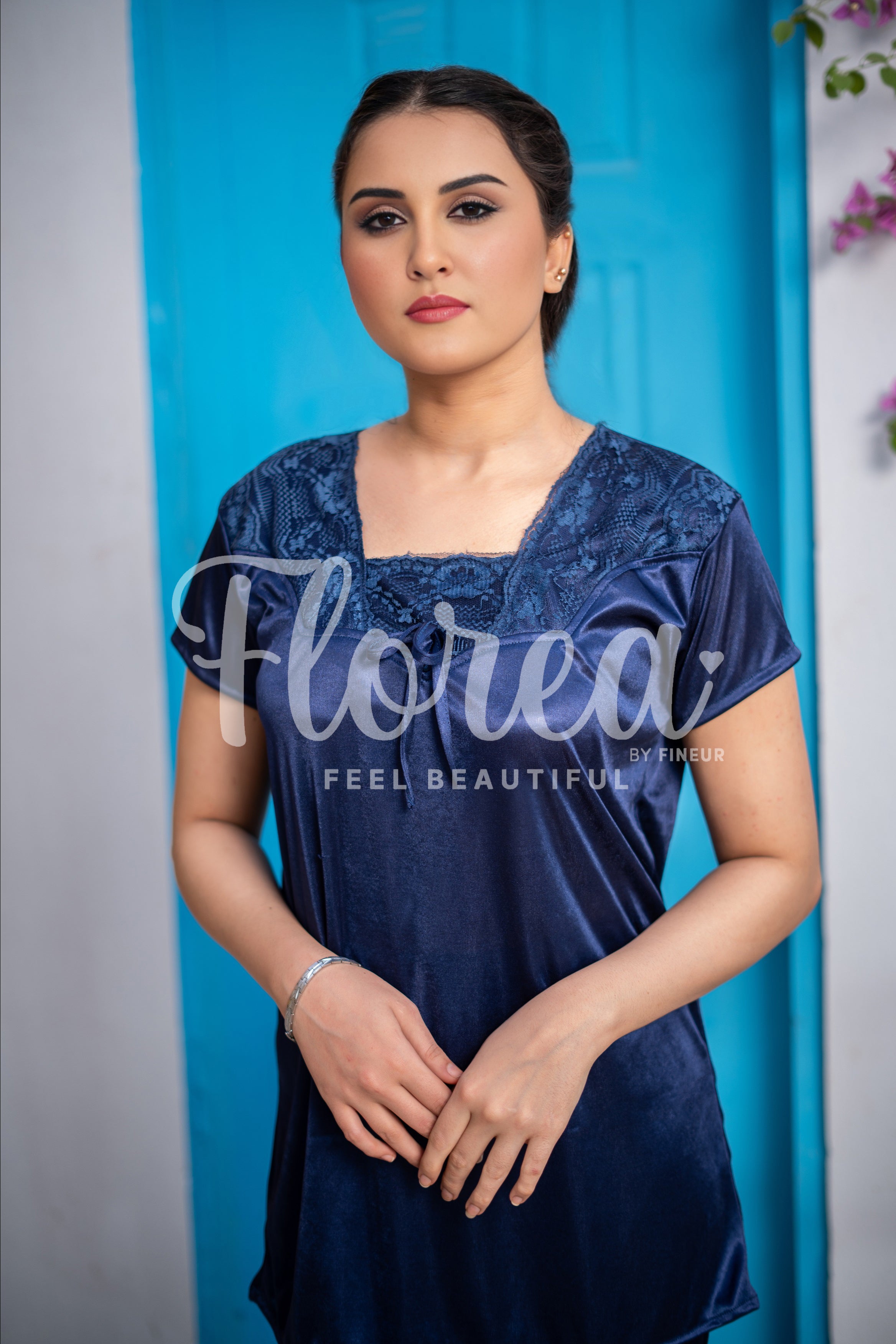 Femmeease - 4 pcs Nighty Set - 126