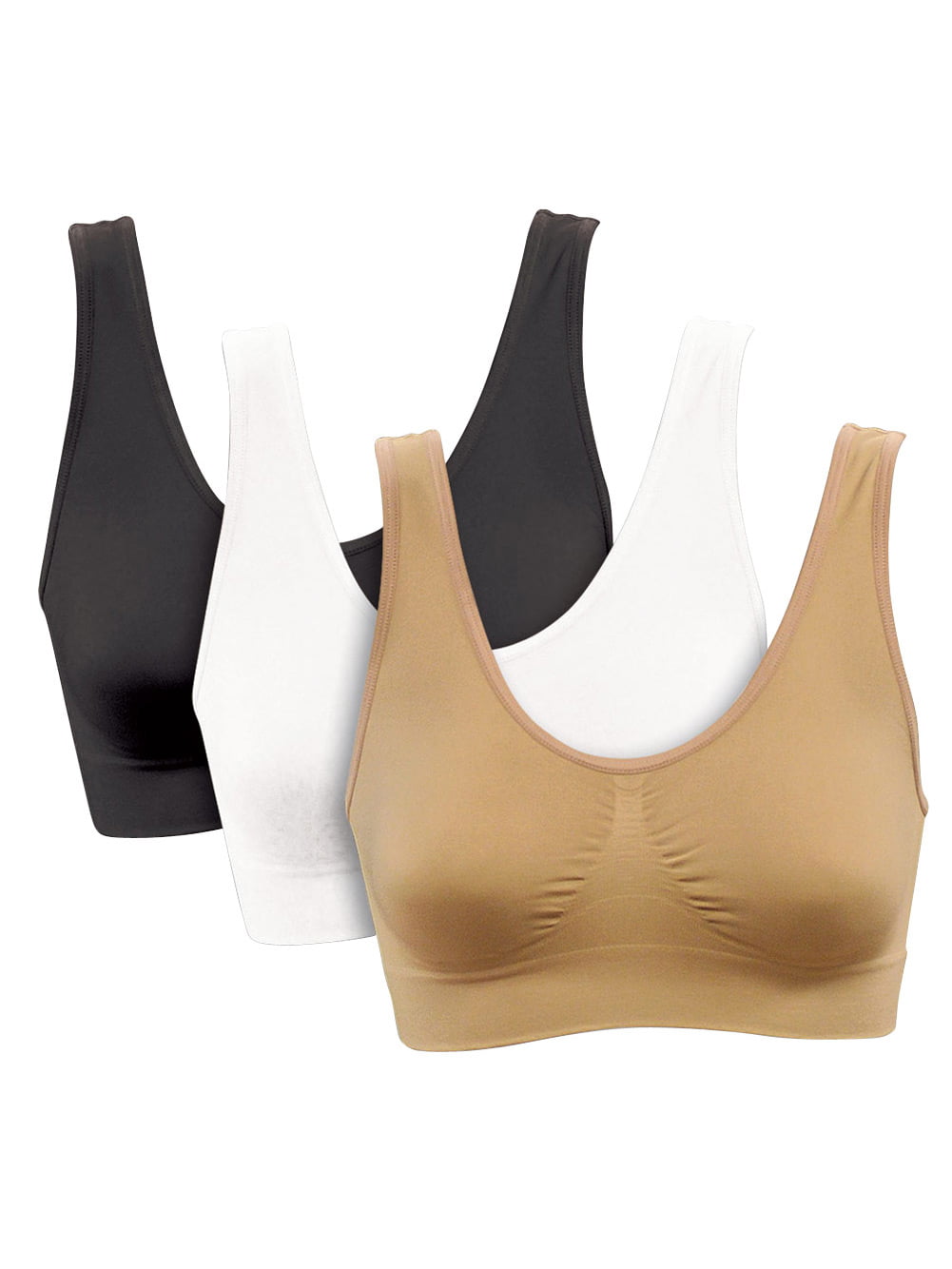 Femmeease - Air Bra - Stretchable Non Padded Bra - White