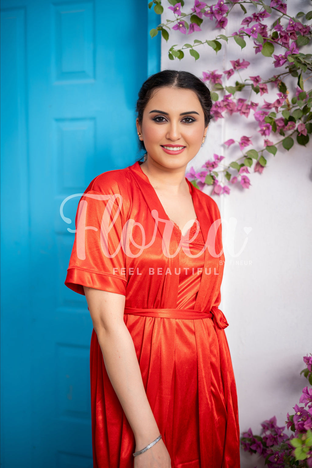 Femmeease - 4 pcs Nighty Set - 126