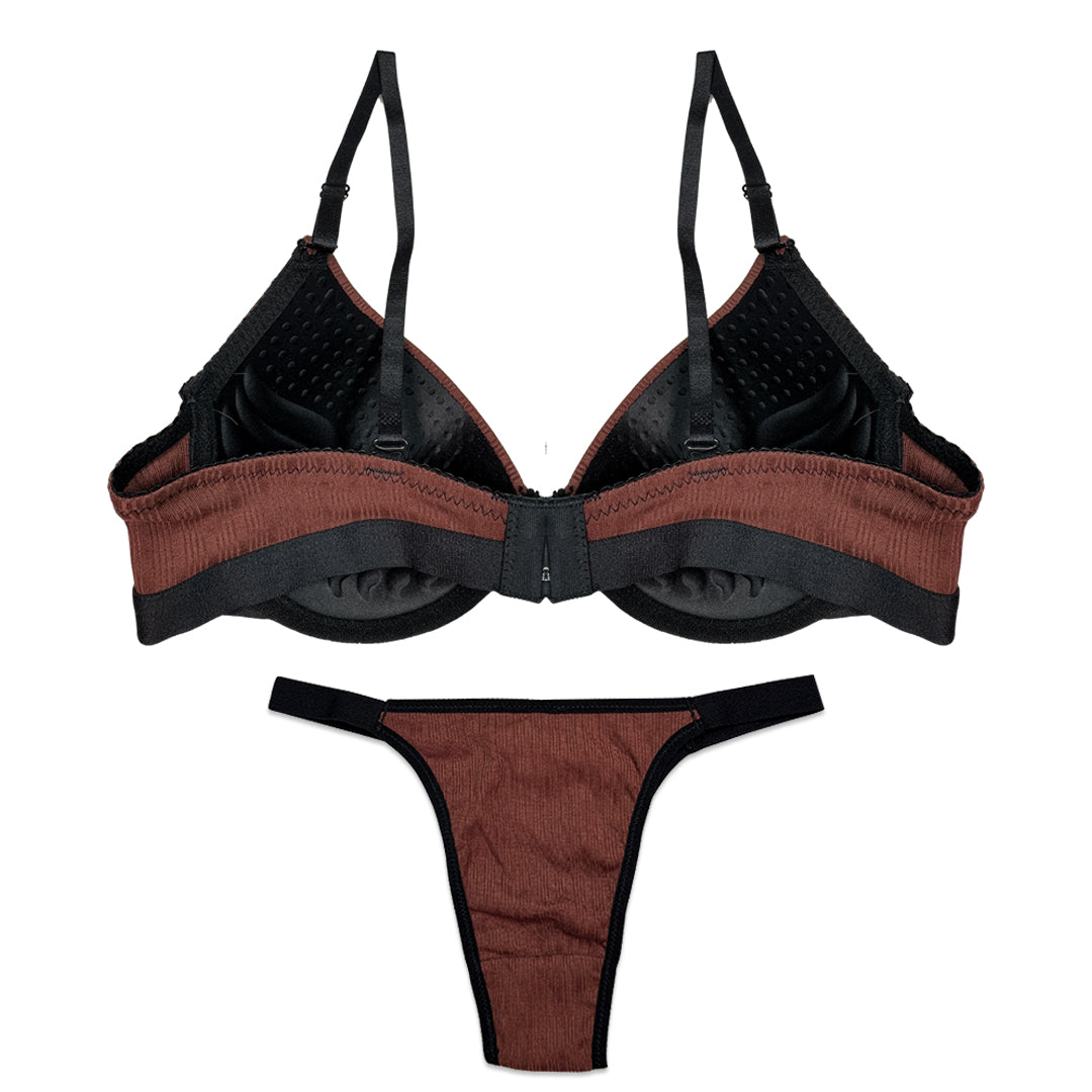 Bra Set -  Cocoa Curve