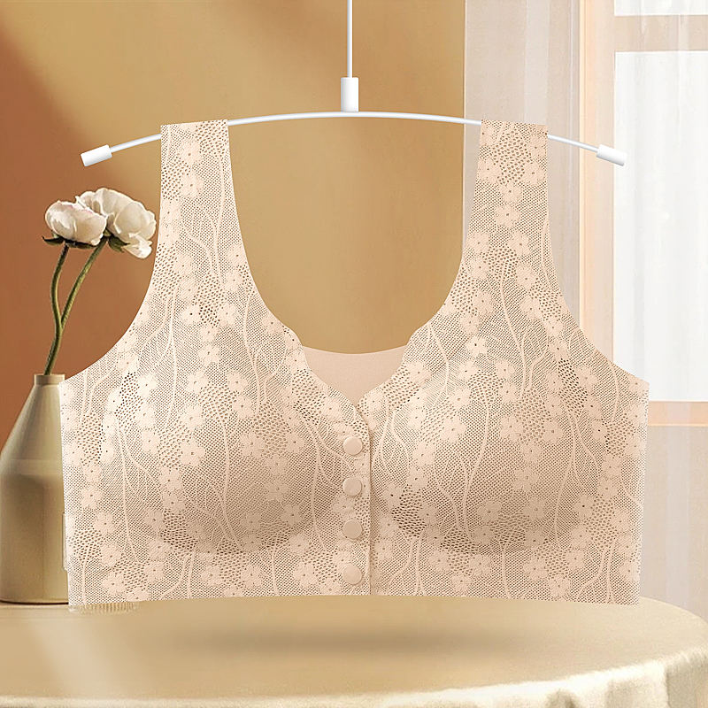 Femmeease EasyLatch Front Button Lace Bra