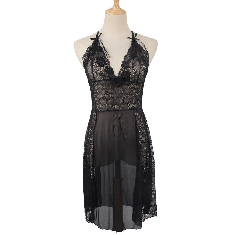 Babydoll Lingerie  - Midnight Rose