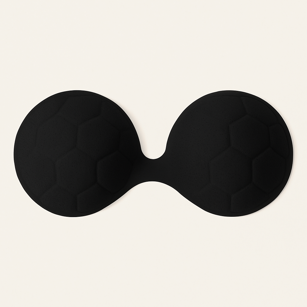 Round Textured Strapless Silicone Bra
