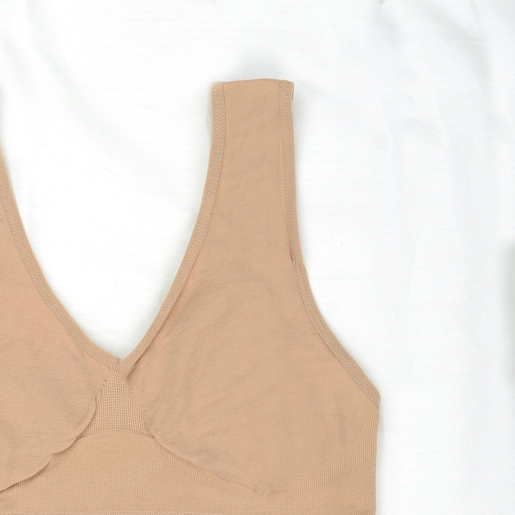 Femmeease - Air Bra - Stretchable Non Padded Bra - Skin Color