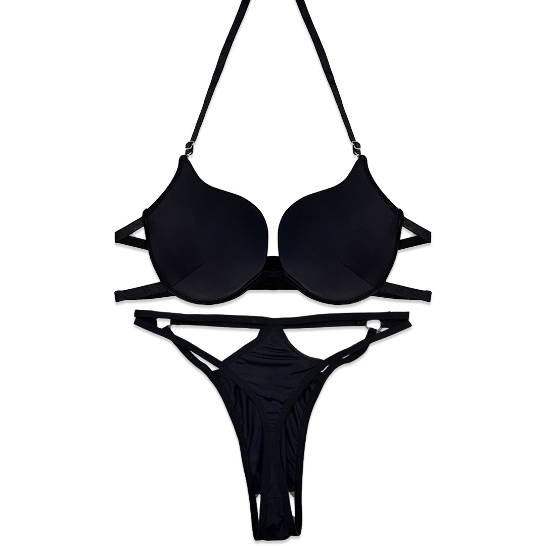 Bra Set -  Midnight Halter