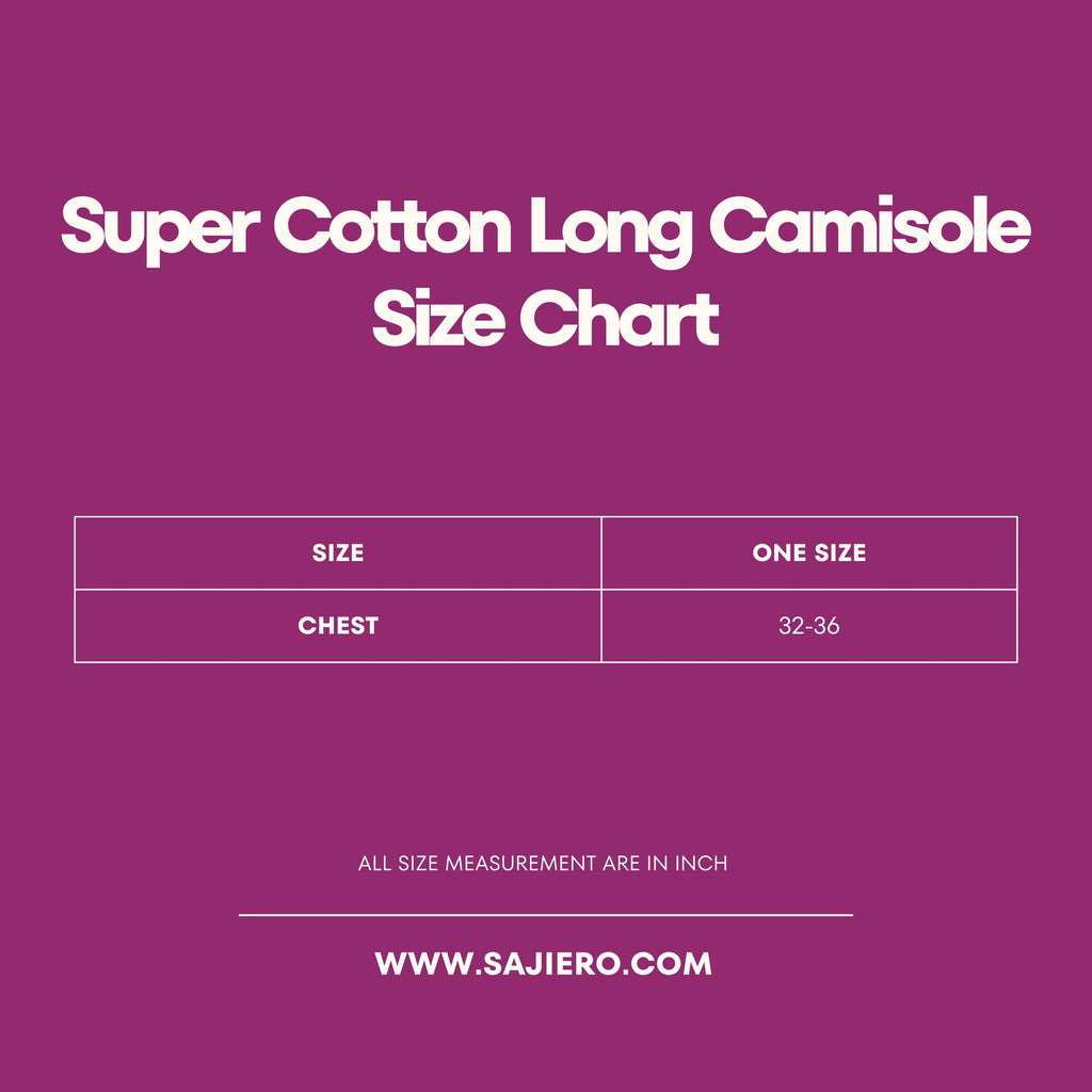 Super Cotton Long Camisole for Women