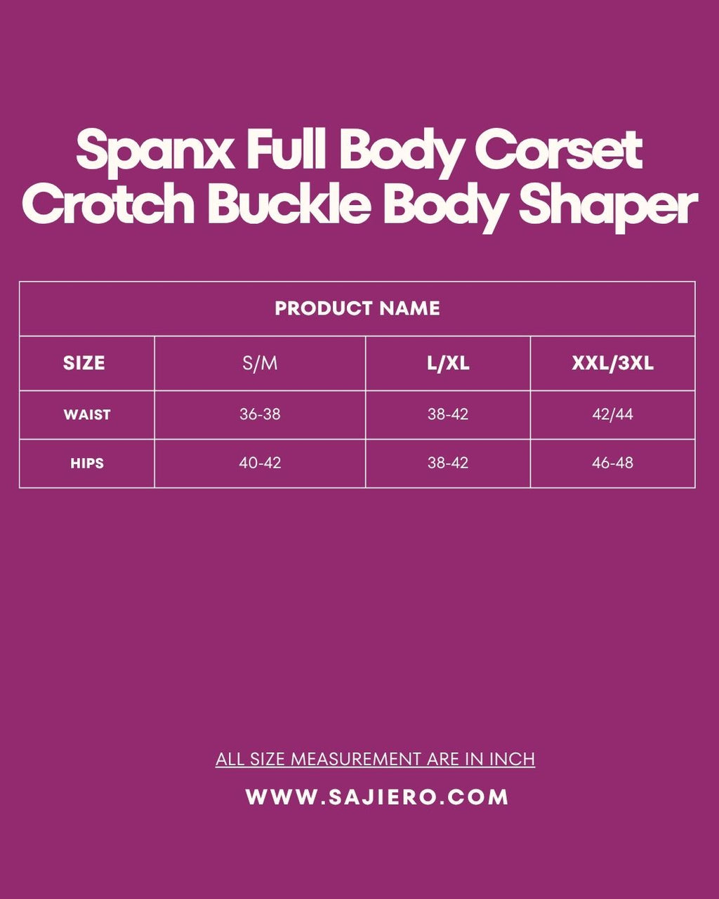 Spanx Full Body Corset Crotch Buckle Body Shaper