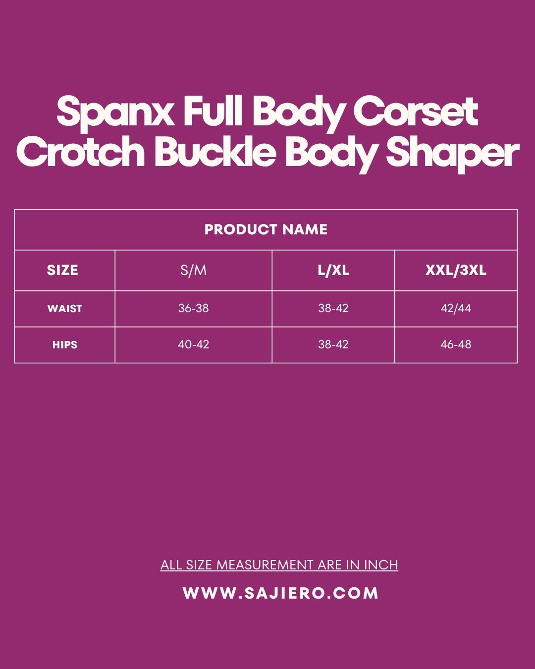 Spanx Full Body Corset Crotch Buckle Body Shaper