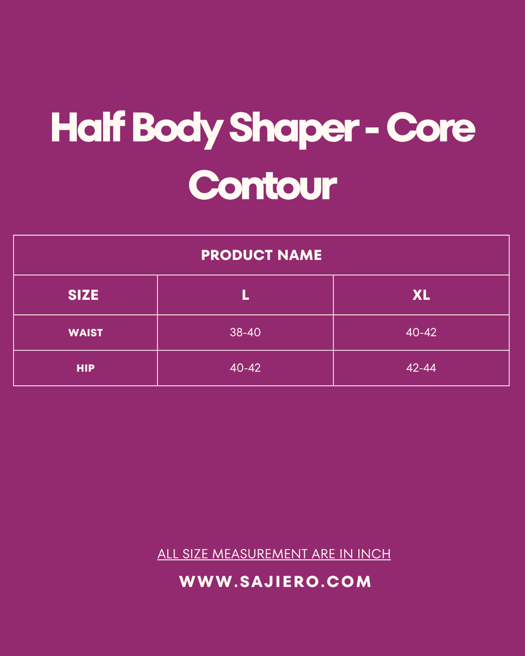Half Body Shaper - Core Contour