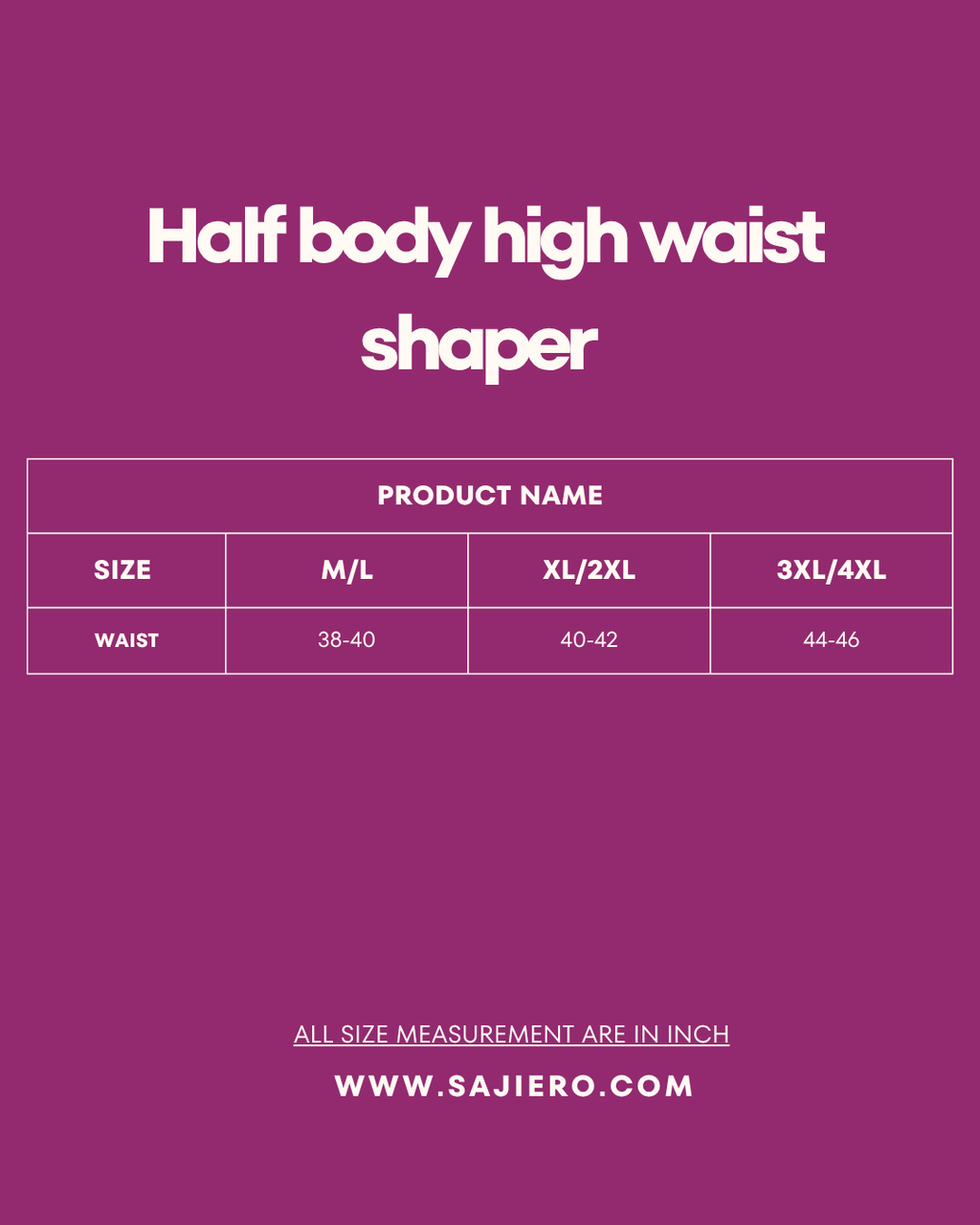 Half Body High-Waist Shaper