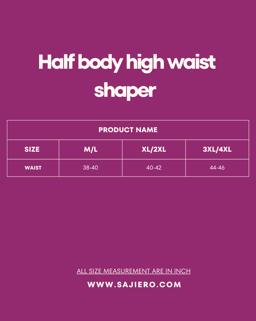 Half Body High-Waist Shaper