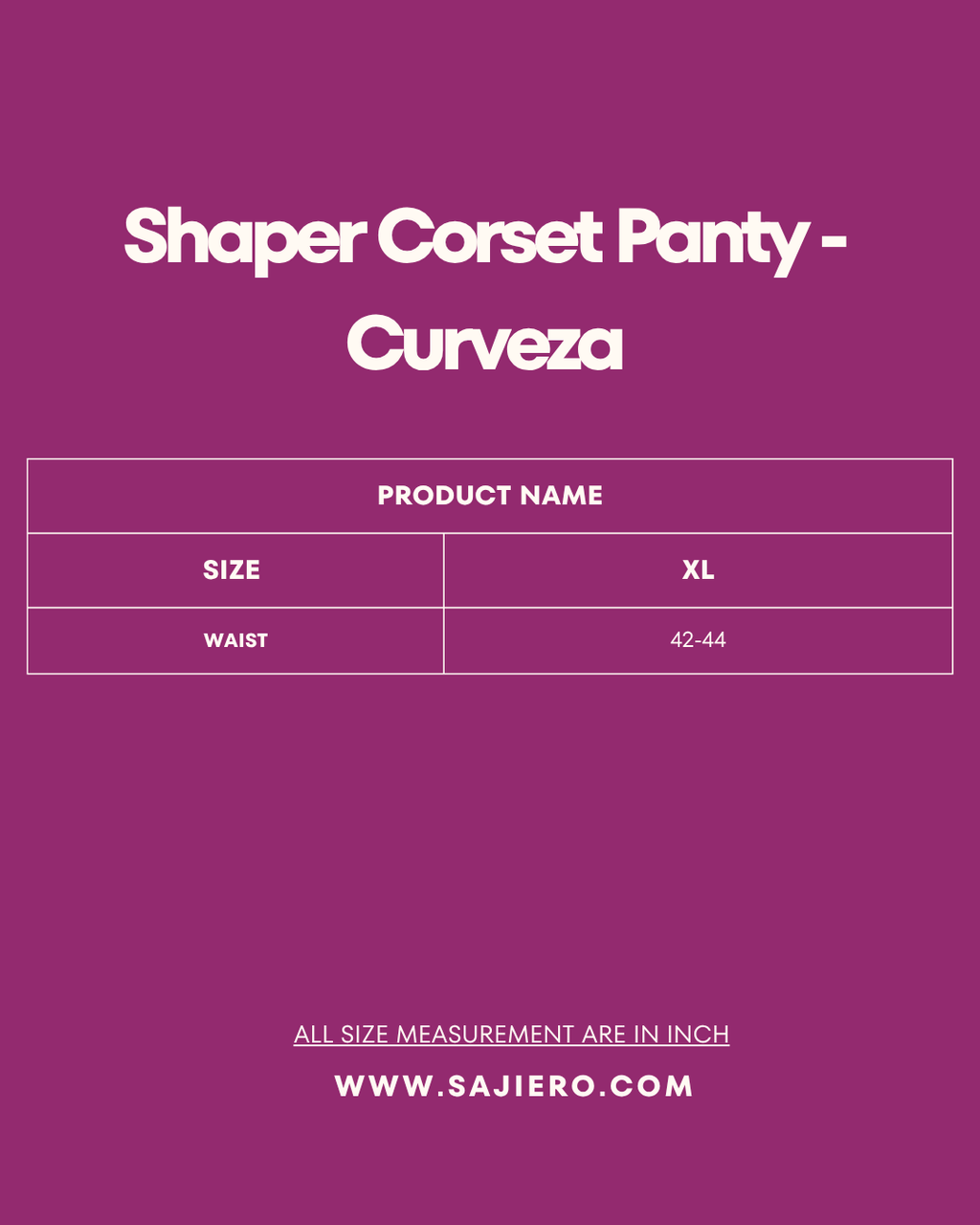 Shaper Corset Panty - Curveza