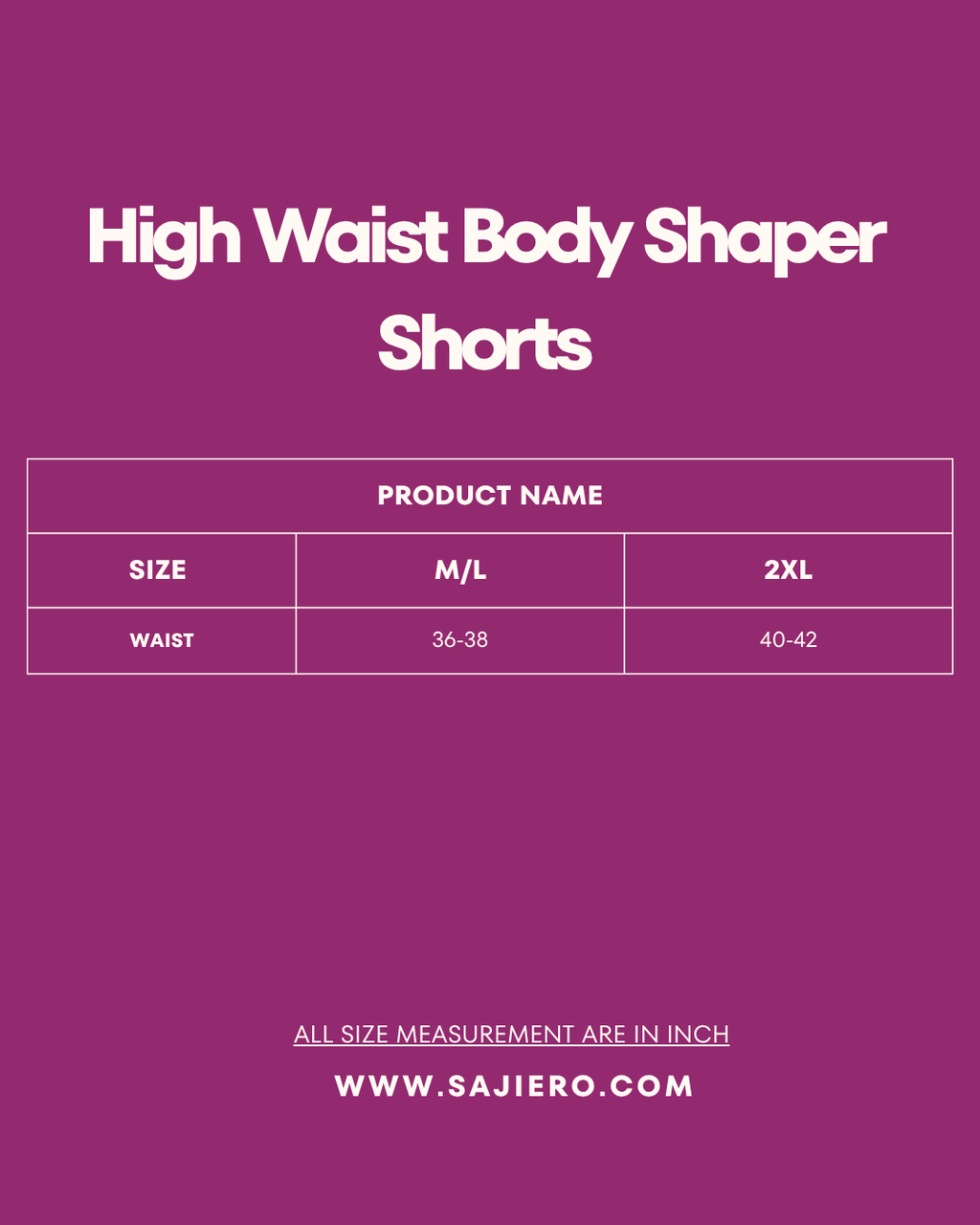 High Waist Body Shaper Shorts