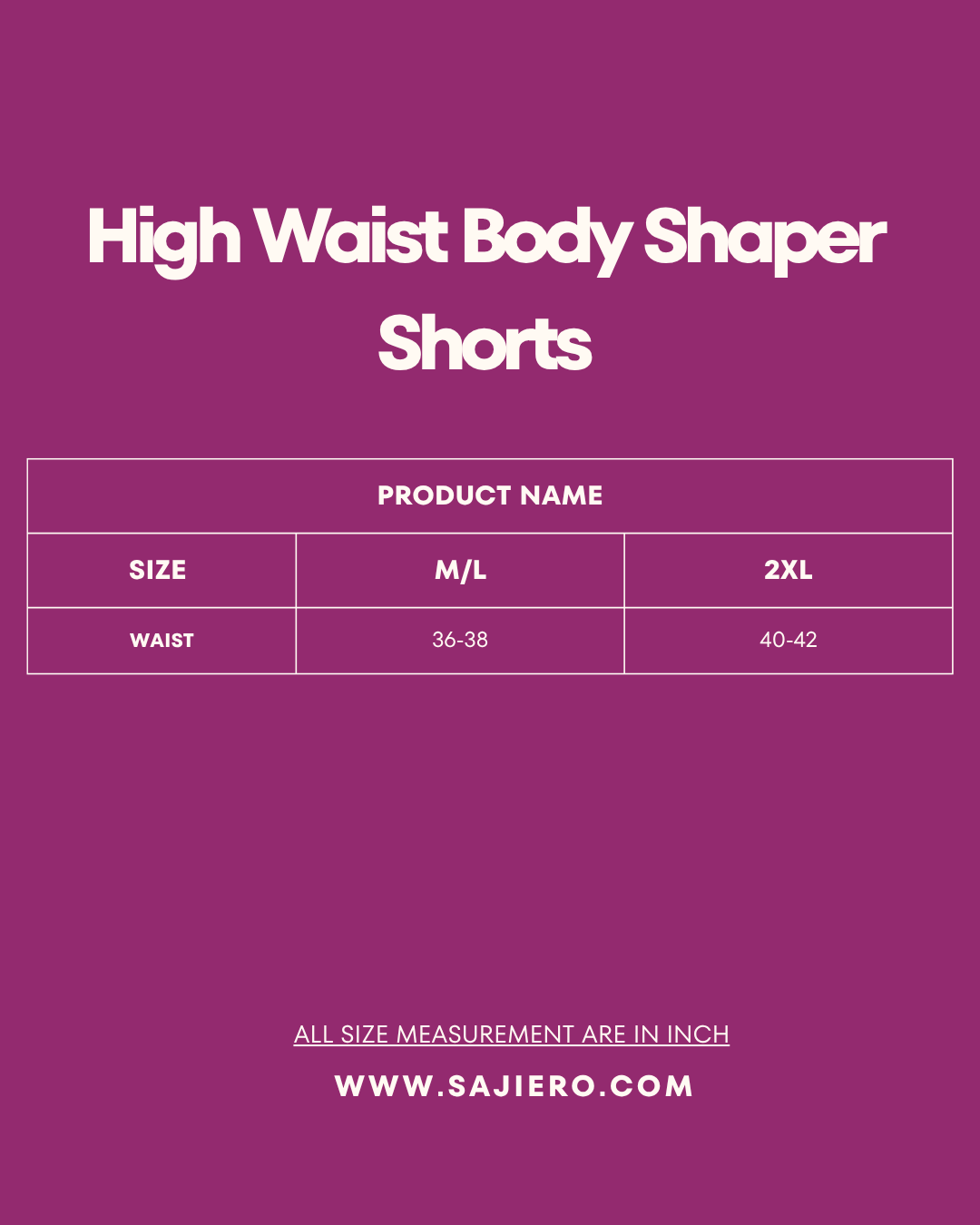 High Waist Body Shaper Shorts