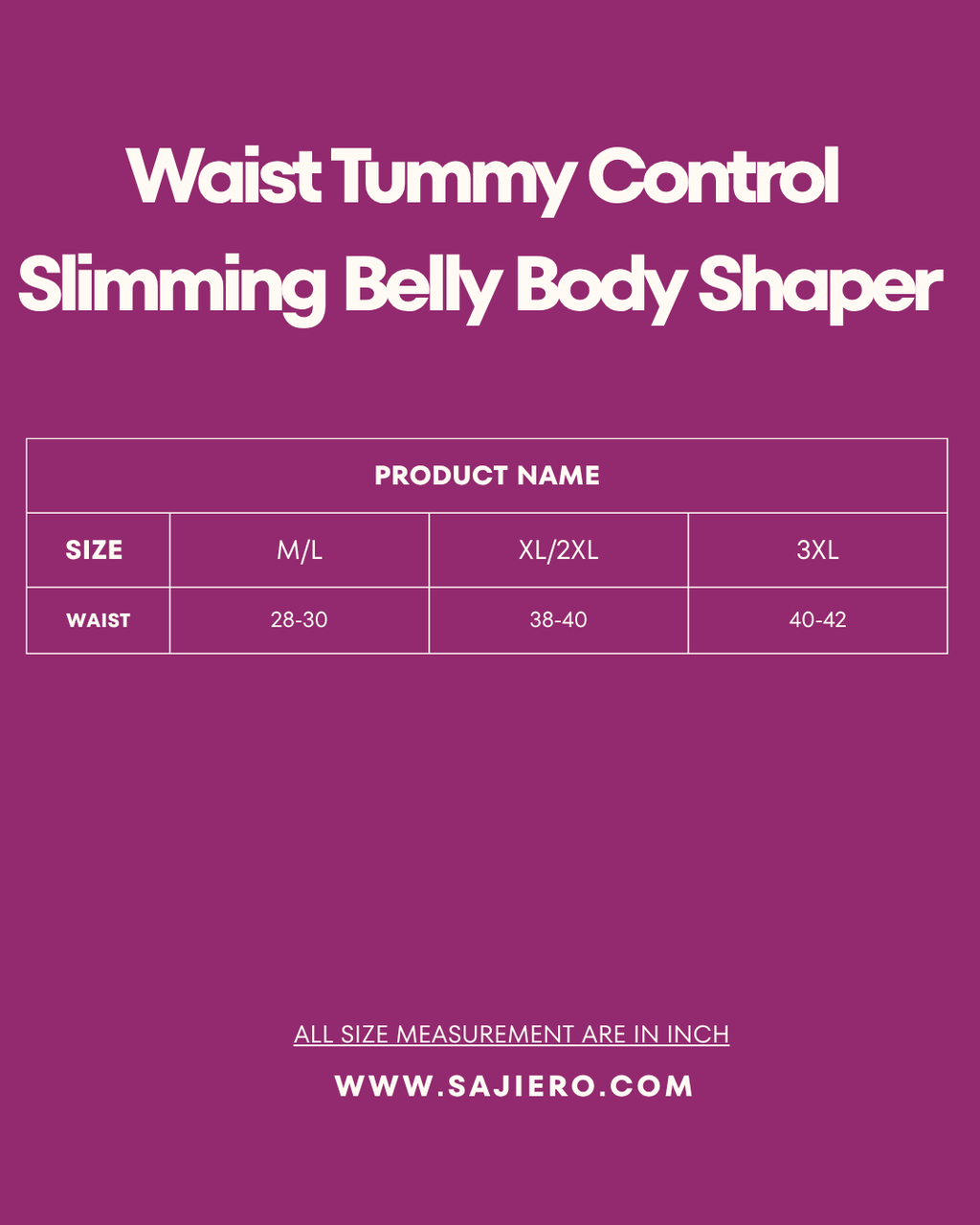 Waist Tummy Control Slimming Belly Body Shaper 883