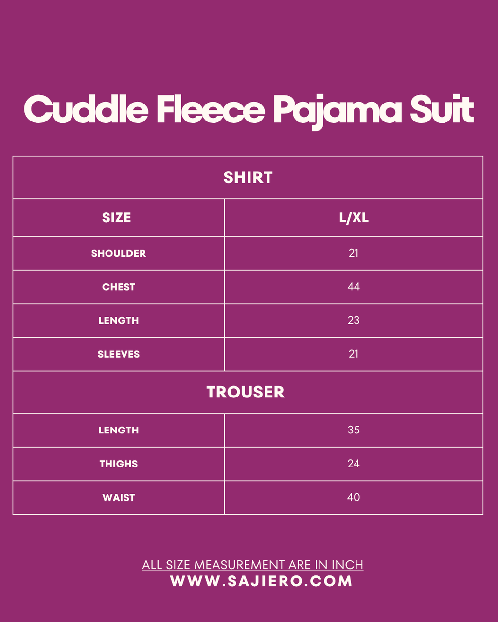 Cuddle Fleece Pajama Suit