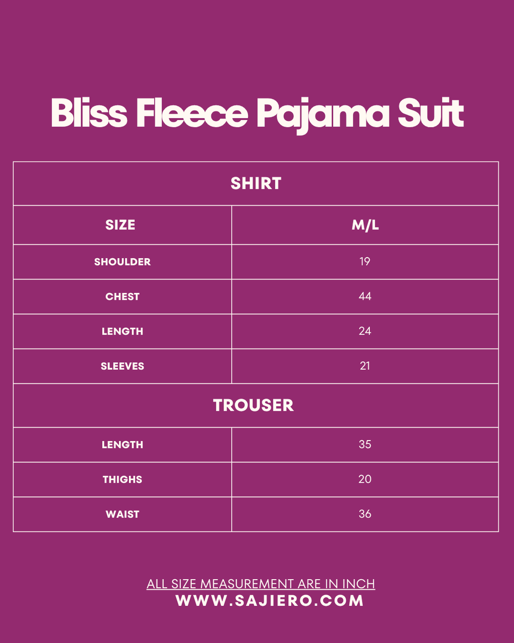 Bliss Fleece Pajama Suit