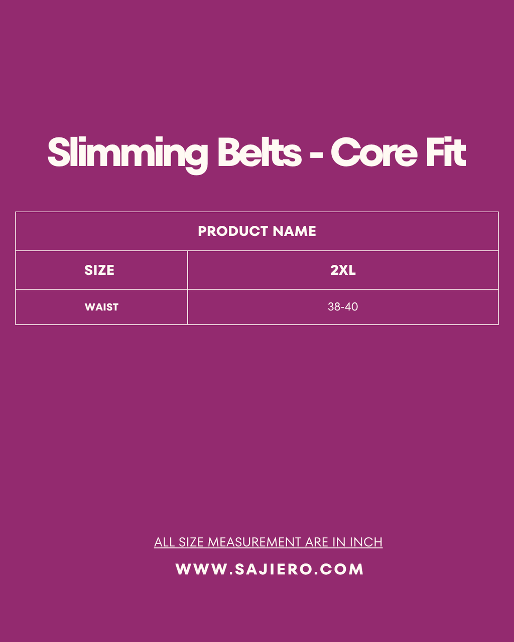 Slimming Belts - Core Fit