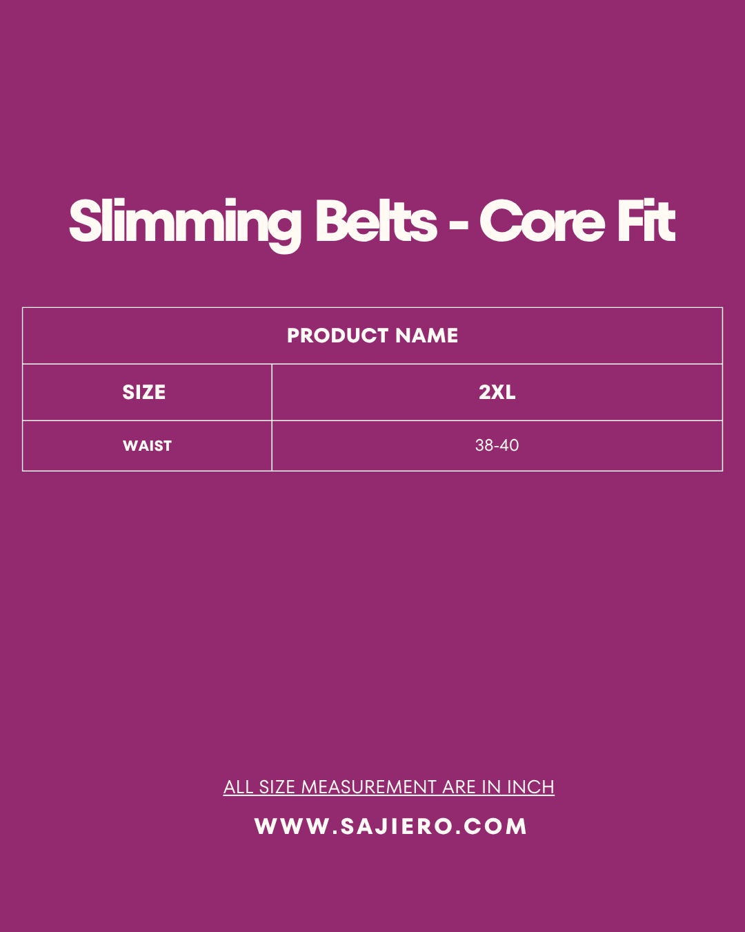 Slimming Belts - Core Fit