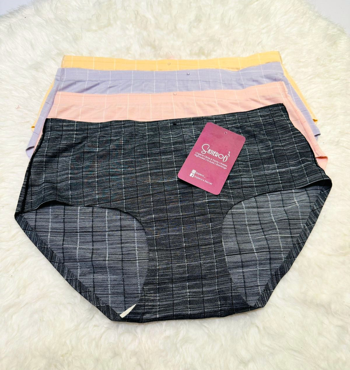 Super Dry Fit Check Pattern Panty