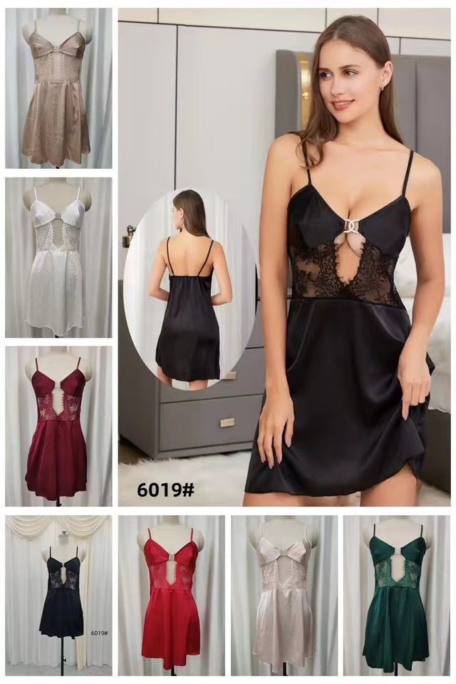 Femmeease Satin & Lace Lingerie | 6019