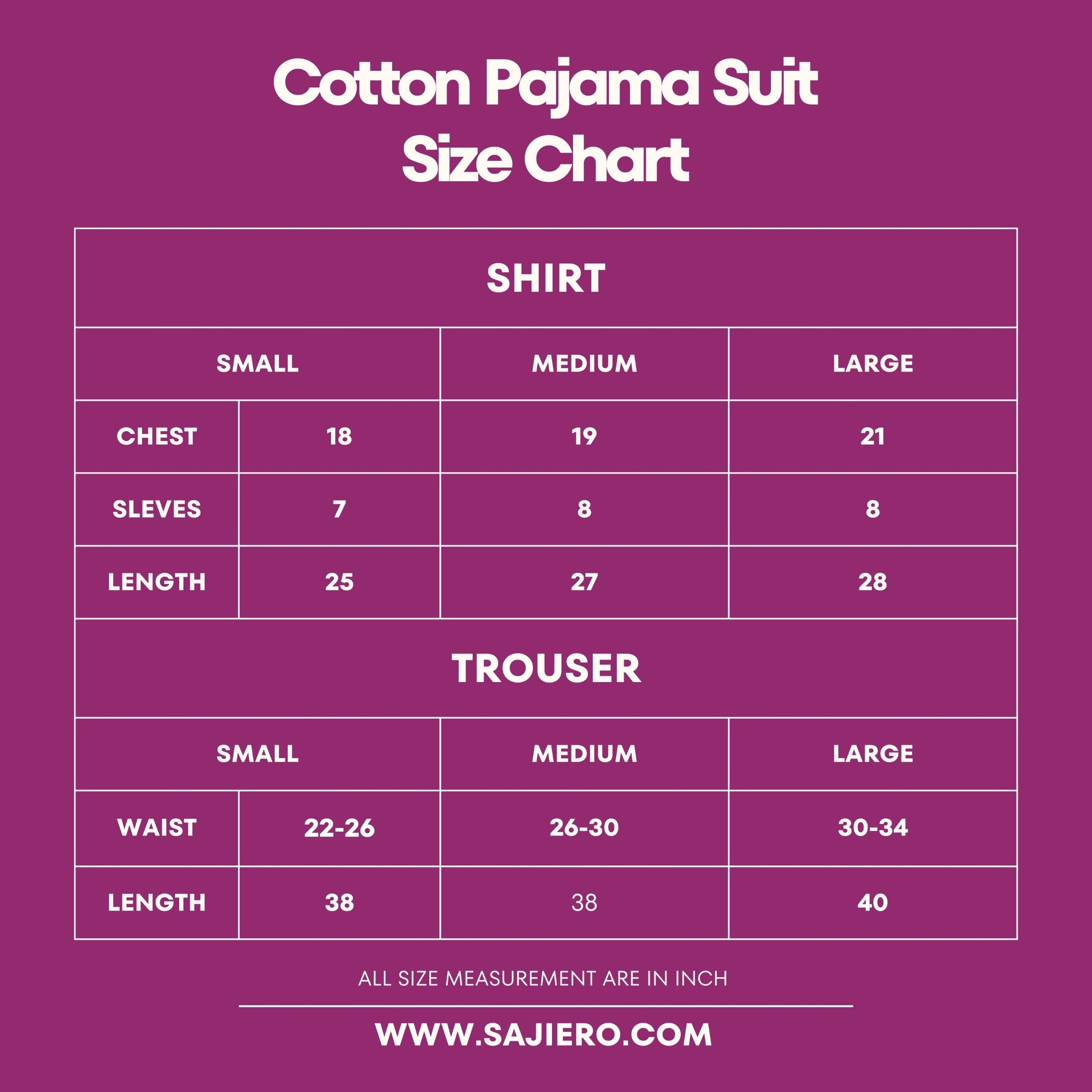 Cotton Pajama Suit - Pure Comfort