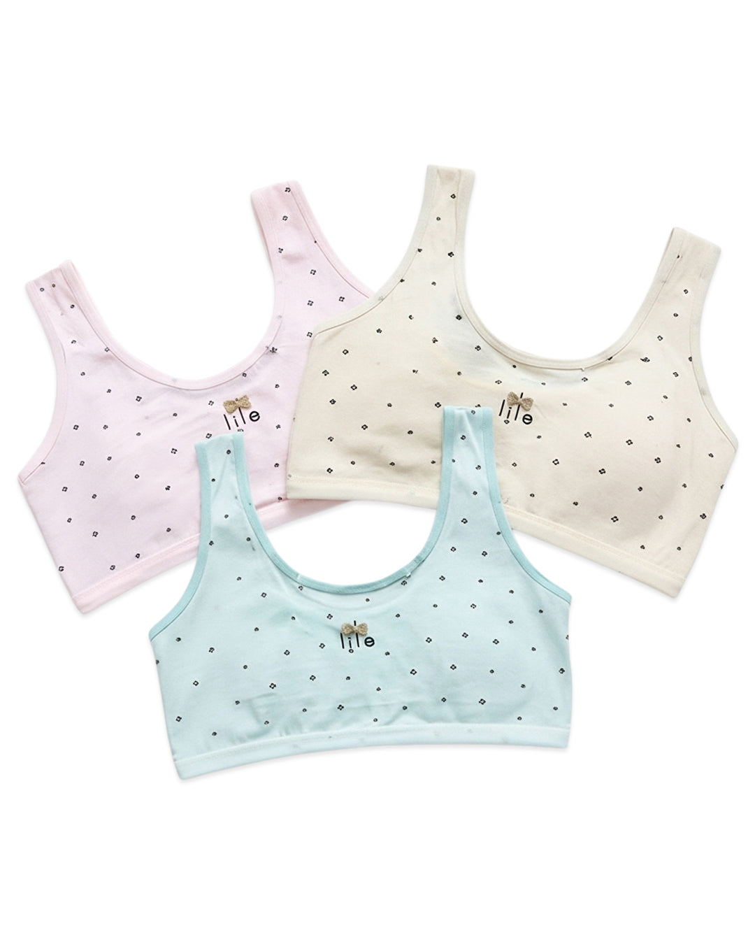 Pack of 3 Teenage Bra - Star Loom