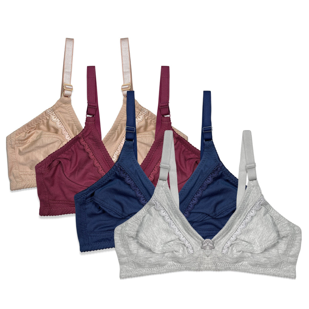 Pack of 4 - Daily Charm Bras
