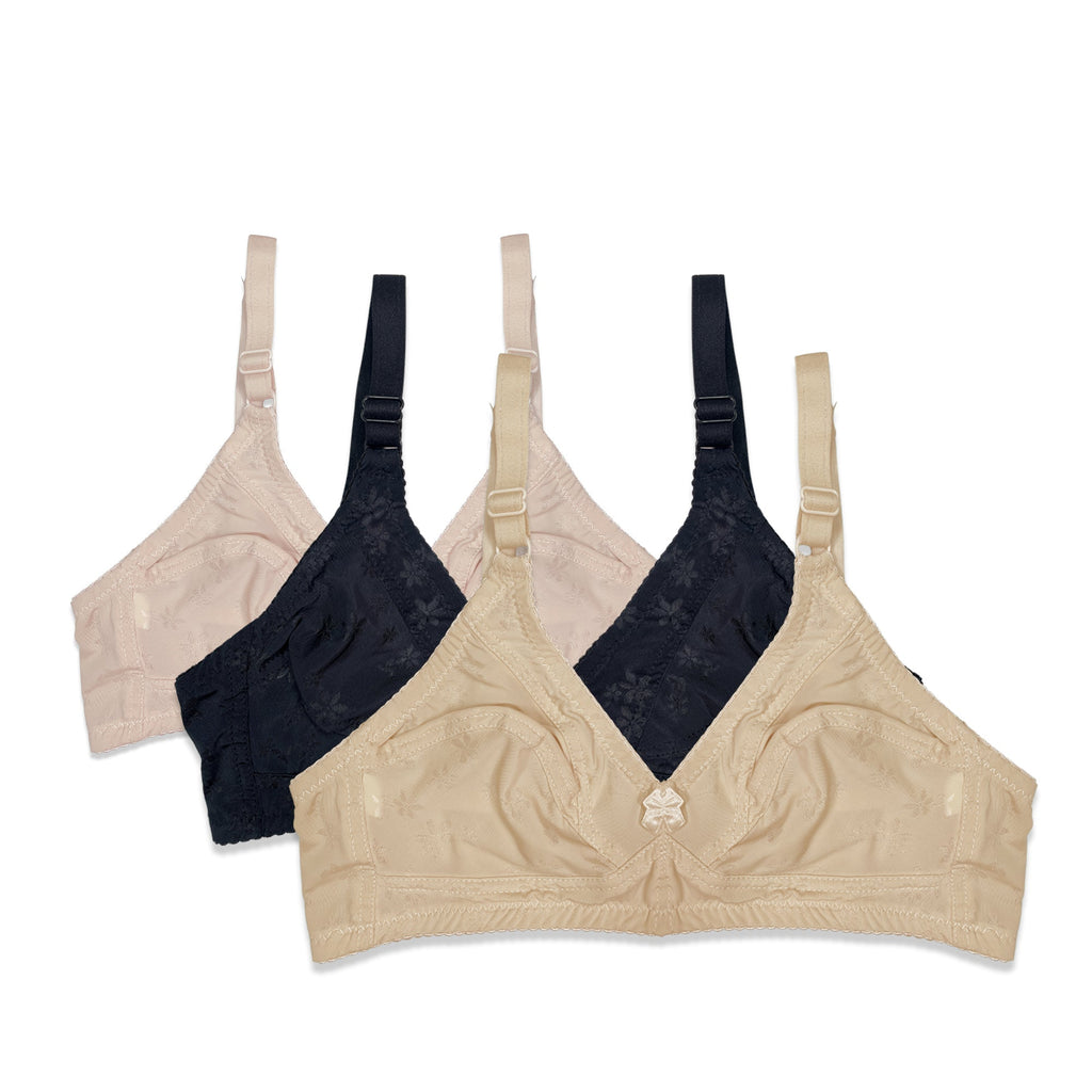 Pack of 3 - Classic Comfort  Bras