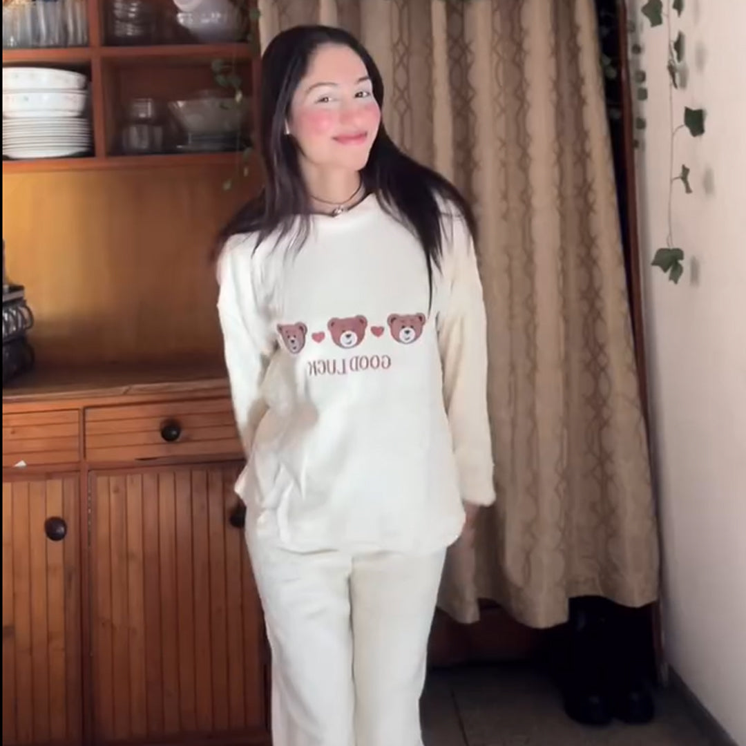 Cozy Cub Fleece Pajama Suit