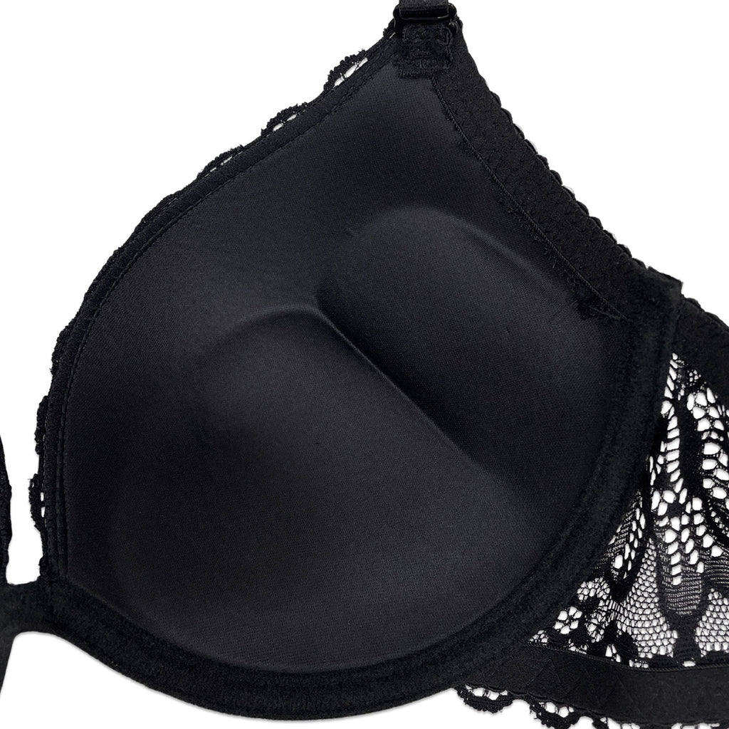 Bra Set -  Black Bloom