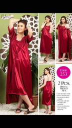 Silk Nighty - 2 Pc