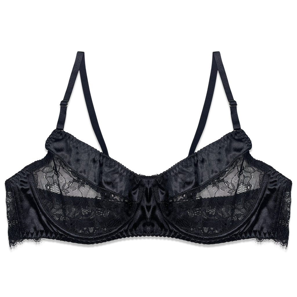 Bra Set - Noir Fleur