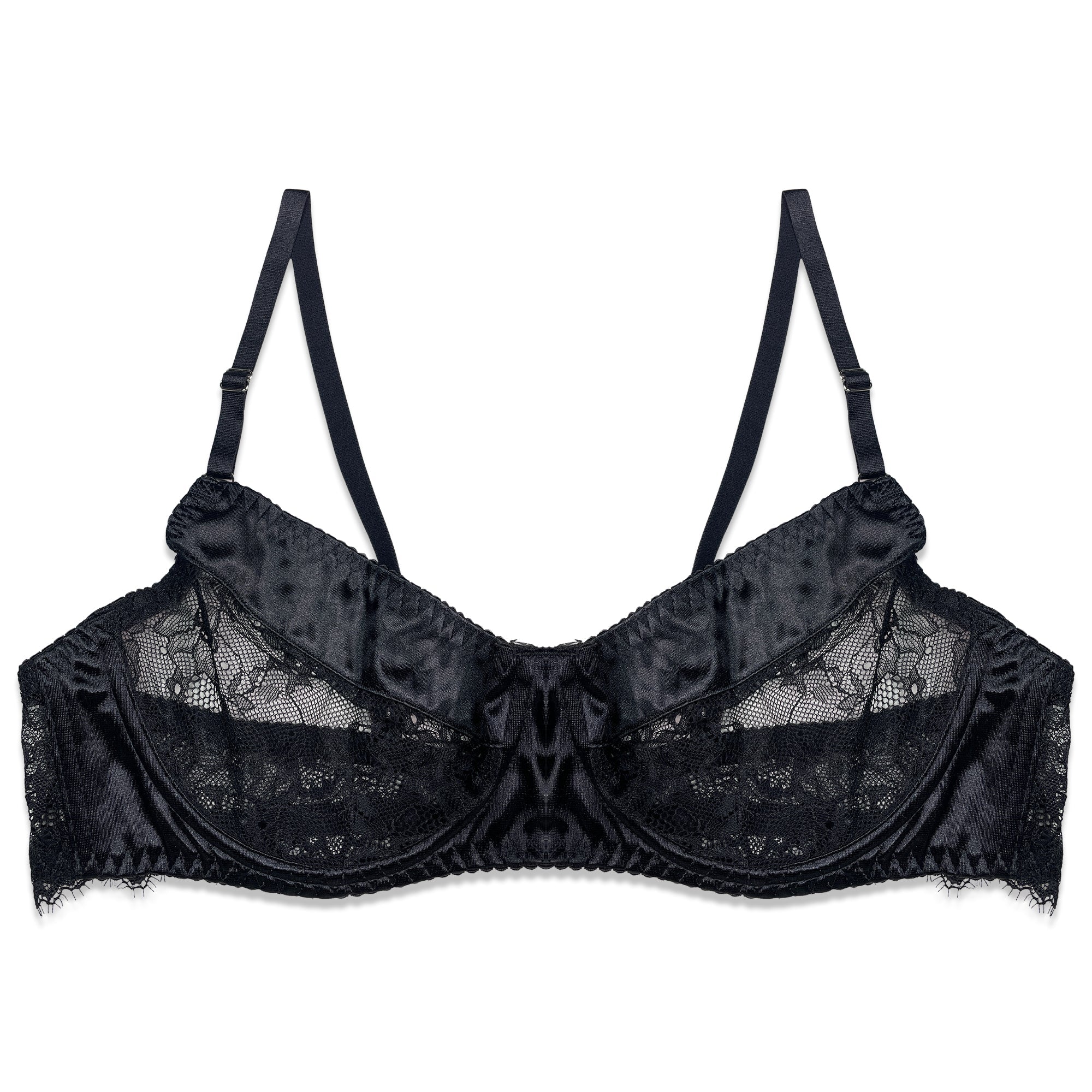 Bra Set - Noir Fleur