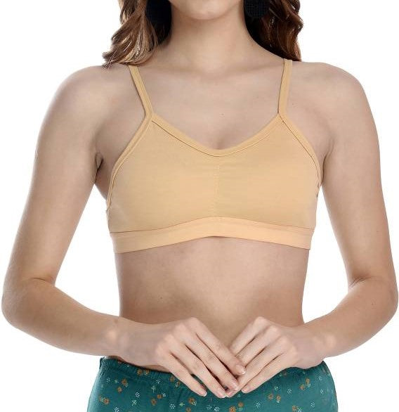 Cotton Non Padded Wireless Cami Teenage bra