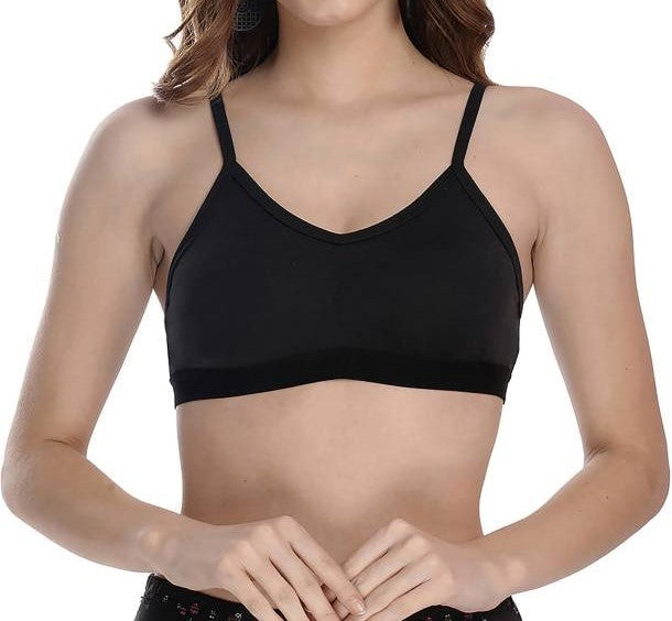 Cotton Non Padded Wireless Cami Teenage bra