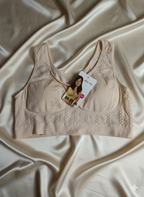 Skin Color Sports Bra - Non Padded